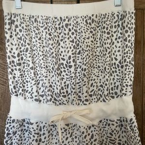 Brand new leopard tube romper